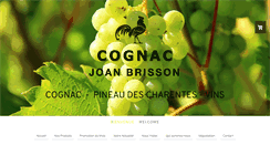 Desktop Screenshot of cognac-brisson.com
