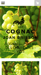 Mobile Screenshot of cognac-brisson.com